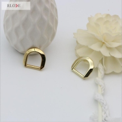 Fashion 12 mm gold metal d ring for bag strap RL-DR038-12MM