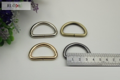 Iron 32mm Metal D Ring Open D Ring For Handbag Accessories RL-IDR021-32MM