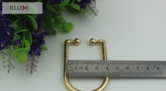 Wholesale Stock Metal Bag Hardware Decorative U Ring D Shape Ring For Handbag RL-DR031(Large)