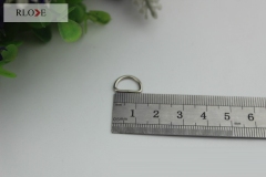 Low cost bag accessories open iron wire d ring RL-IDR024-10MM