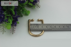 Handbag Hardware Zinc Alloy Decorative Metal D Ring Buckles For Bag RL-DR029(Small)