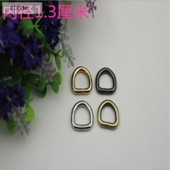 Iron Designer Metal Ring Metal Clip Open D Ring For Handbag RL-IDR017-13MM