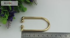 Wholesale Stock Metal Bag Hardware Decorative U Ring D Shape Ring For Handbag RL-DR031(Large)