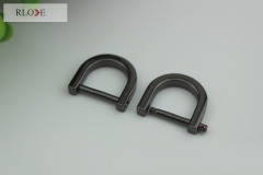 New style 15mm detachable metal D ring for bag accessory RL-DR013-15MM