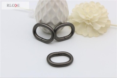 Stable Iron material metal strap oval rings for bag parts RL-IOVR006-25MM