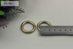 Wholesale zinc alloy purse metal round o ring for handbag RL-OR002-20MM