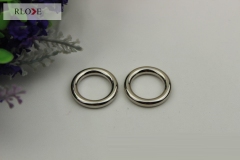 Wholesale zinc alloy purse metal round o ring for handbag RL-OR002-20MM