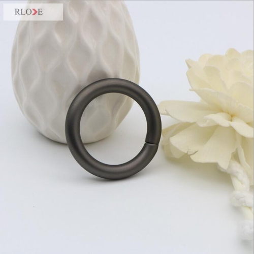 Bag fitting OEM iron metal o round ring for leather RL-IOR010-25MM