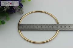 Iron material metal clasps o ring for handbags and purses RL-IOR001-100MM