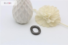 Cheap price 20mm gunmetal color iron metal oval ring for handbag RL-IOVR001-20MM