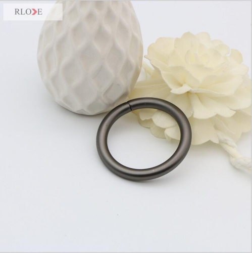 High Polished Gunmetal Color 33MM Wire Iron Metal Round Buckles For Handbag RL-IOR023-33MM