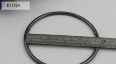 Handbag hardware iron material nickel color metal o ring buckle RL-IOR018-90MM