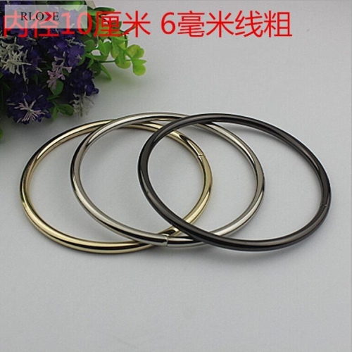 Factory direct high quality wire iron metal bag strap o ring RL-IOR020-100MM