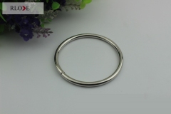 High Quality 3 color iron welded o-ring buckle for bags RL-IOR025-63MM