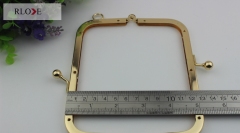 Wholesale bag clip making hardware clutch metal purse frame RL-POX01-155MM