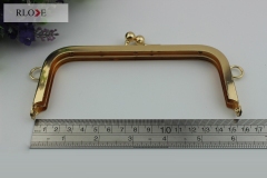 Wholesale bag clip making hardware clutch metal purse frame RL-POX01-155MM