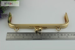 Manufacture Iron Metal clutch clasp purse frame RL-POX01-190MM