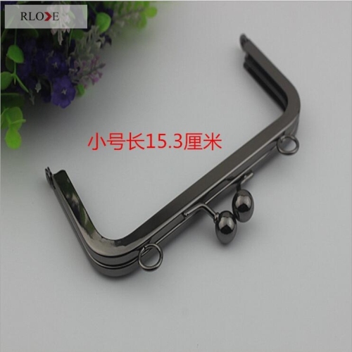 Leather wallet clasp frame RL-POX03-153MM
