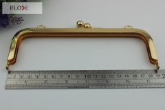 Manufacture Iron Metal clutch clasp purse frame RL-POX01-190MM