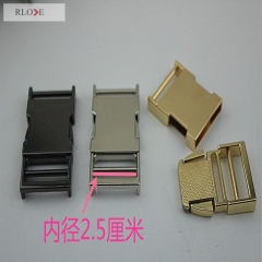 Fashion Metal Side Release Buckles For Dog Collar RL-FRMB05-25MM