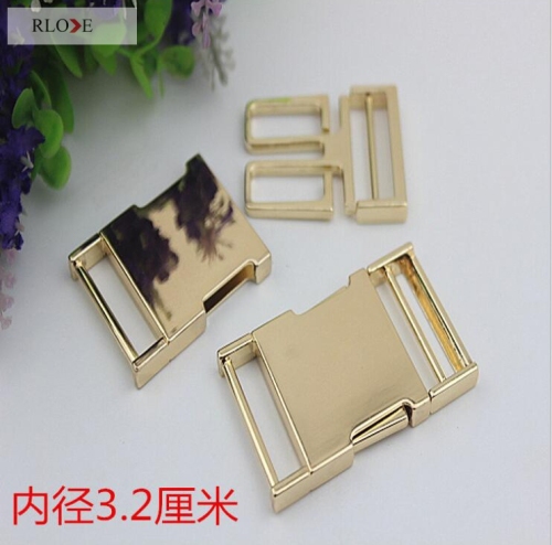 32mm Gold Metal Buckles Side Release Clasp RL-FRMB09-32MM