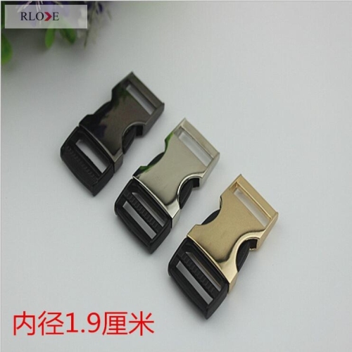 High quality plastic fast release metal buckle for belt RL-FRMB08-19MM