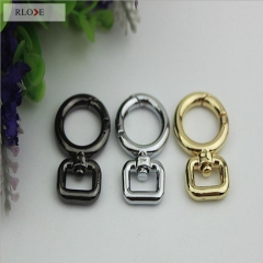 Gold Swivel Clasp Spring Buckle Spring Clasp O Snap Hook RL-SPOR007-12MM