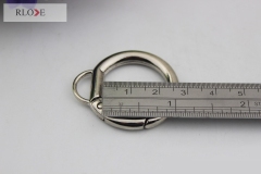 Wholesale eight letter 3 color round carabiner spring snap hook for bag RL-SPOR005-25MM