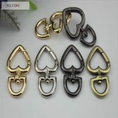 Customized 4 colors adjustable metal o spring ring buckle for bags RL-SPOR014-20MM