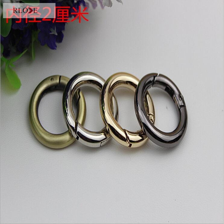 Buy Wholesale China Metal Hardware Brass Spring Gate O Key Ring Round  Carabiner & Brass Spring Gate O Key Ring Round Karabiner Cara at USD 0.3