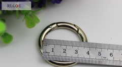 Custom made metal spring o ring snap hook RL-SPOR010-32MM