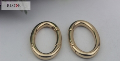 2019 Best Seller Various Size Oval Metal Snap O Ring Carabiner Hooks RL-SPOR015