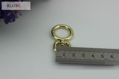 Gold Swivel Clasp Spring Buckle Spring Clasp O Snap Hook RL-SPOR007-12MM