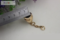 Handbag decoration accessory fashion tassel head metal cord end RL-LCP01