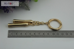 Ladies handbag parts custom metal special custom gold hanging pendant RL-LCP04