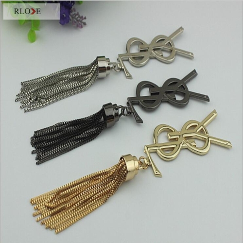Metal jewelry key chain tassel clip pendant accessories RL-LCP027