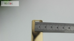 Handbag/shoes accessories light gold rectangular wordless pendant tag RL-LCP034
