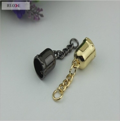 No.2 Factory price gold bag decorative hardware metal chain jewelry bell pendants RL-LCP022