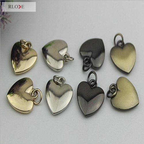 Luggage hardware accessories heart-shaped buckle zipper pendant metal buckle tag RL-LCP037(Large)