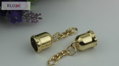 No.2 Factory price gold bag decorative hardware metal chain jewelry bell pendants RL-LCP022