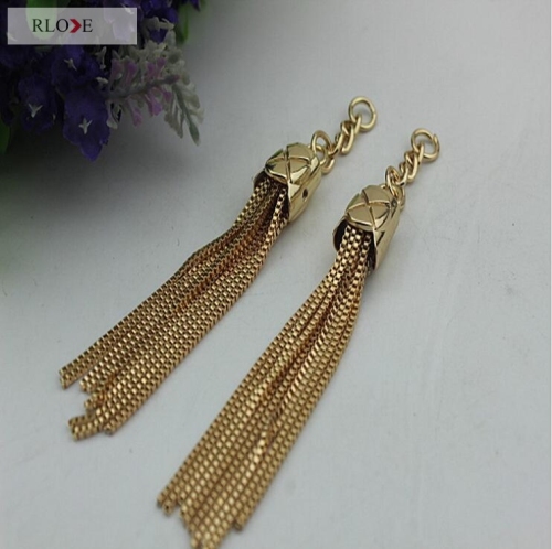 RLOVE decorative hanging handbag hardware zinc alloy metal tassel pendant RL-LCP025