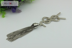 Metal jewelry key chain tassel clip pendant accessories RL-LCP027