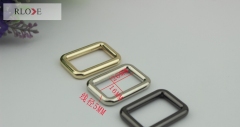 Wholesale zinc alloy gold color bag square ring buckle RL-SB016-26MM