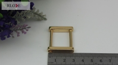 Wholesale Custom Design Gold Metal Square Belt Buckle For Bags RL-SB019-25MM