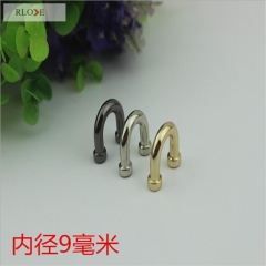 Unique Design Metal Hardware Zamak Arch Bridge For Handbag RL-ABG011-9MM