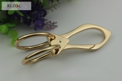 China wholesale bag zinc alloy gold snap hook RL-SP014