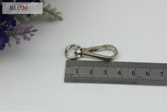 High-end plating round swivel eye snap hook RL-SP040