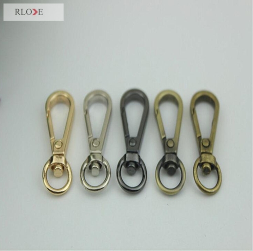 High-end plating round swivel eye snap hook RL-SP040