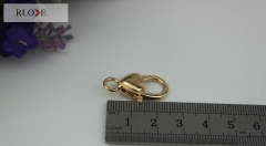 New style heart shape light gold lobster claw snap hooks RL-SP042