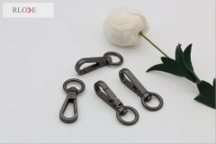 Custom made gunmetal color round shape bag snap hooks RL-SP017